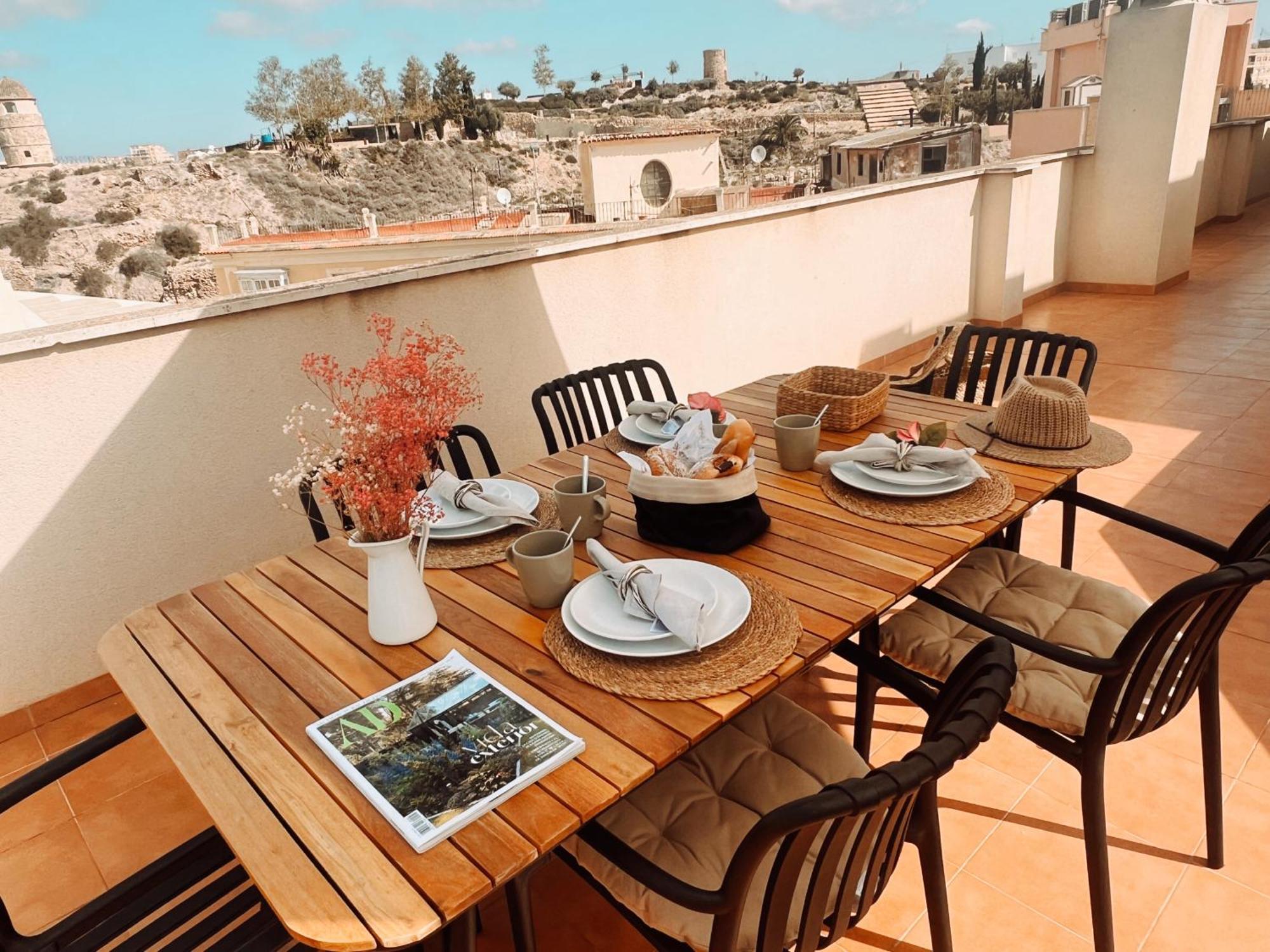 Casa Jara- With A Private Terrace 360 Views In Old Town - Free Parking Apartment Cartagena Ngoại thất bức ảnh
